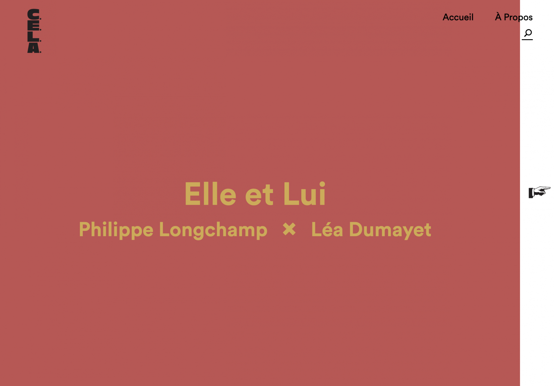 Léa Dumayet Cadavres Exquis Littéraire et Artistique, Elle et lui, avec Philippe Longchamps